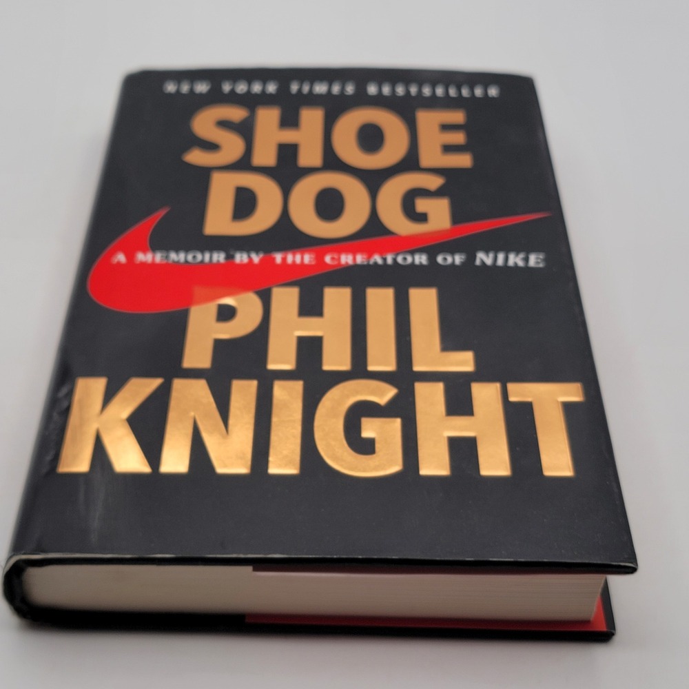 Phil Knight Shoe Dog Hardcover First Edition Memoir Nike Creator Good